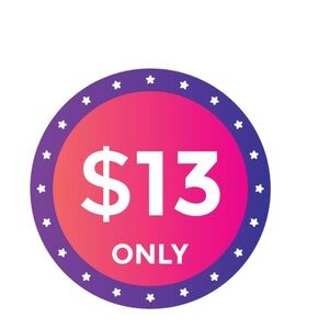 $13 SALE!! TODAY ONLY Price Tag Sticker $4.99 Shipping